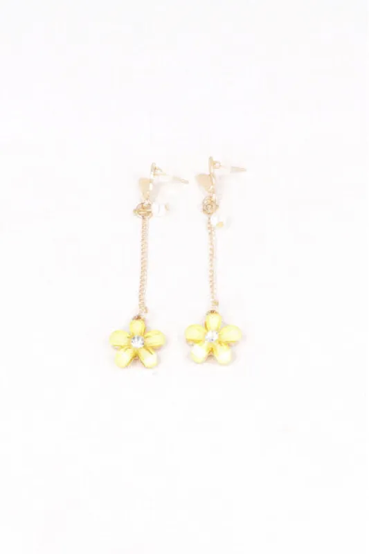Aretes Flor Mariposa Cristal sold by Shasa
