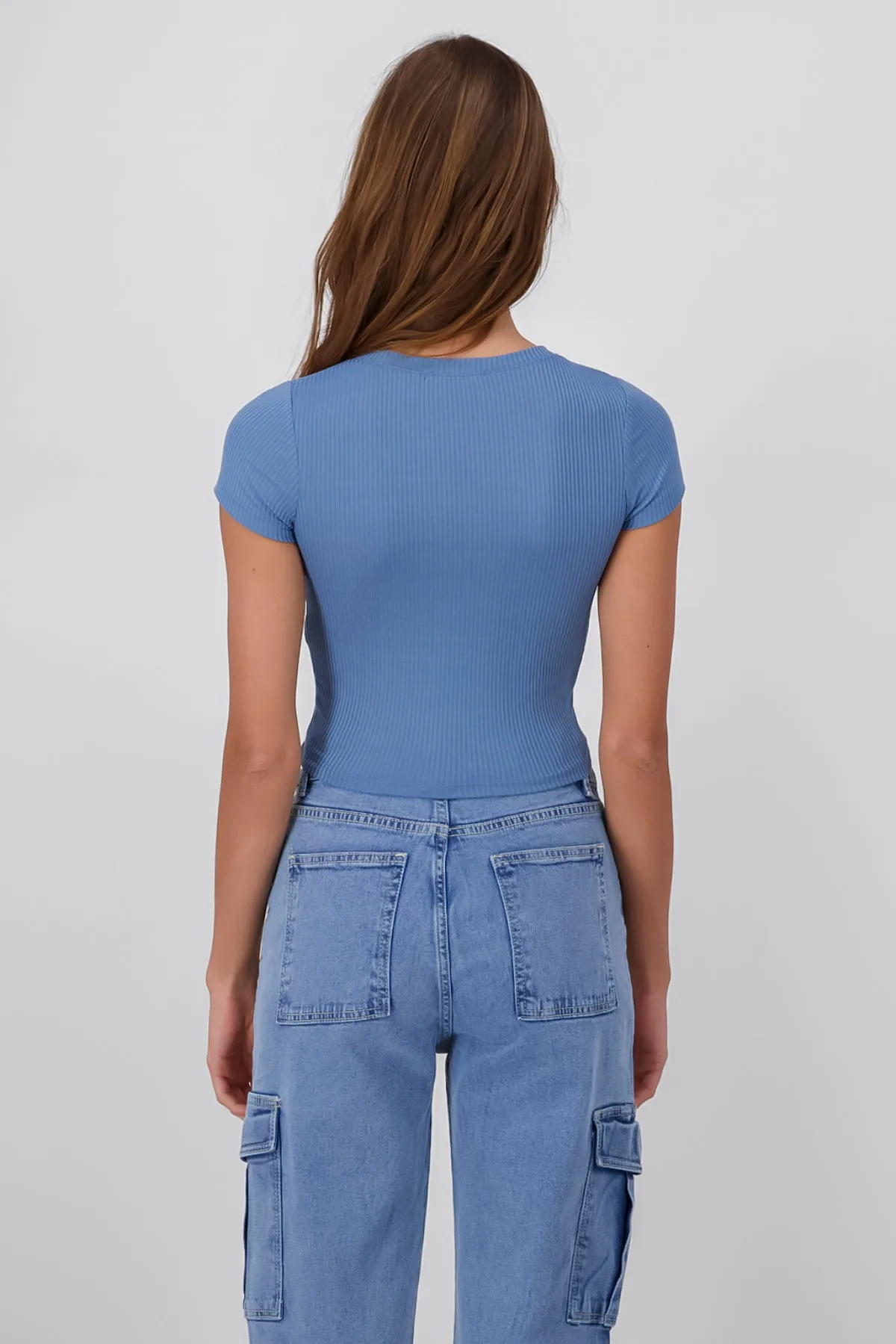 Top Manga Corta Acanalado sold by Shasa product image thumbnail 4