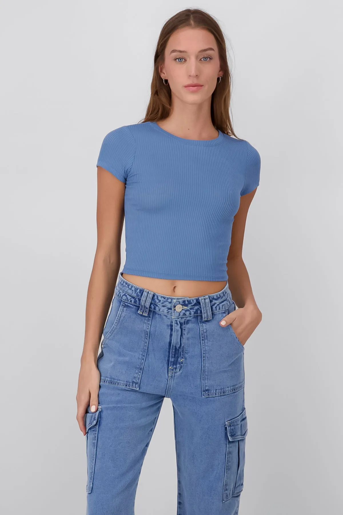 Top Manga Corta Acanalado sold by Shasa product image thumbnail 2