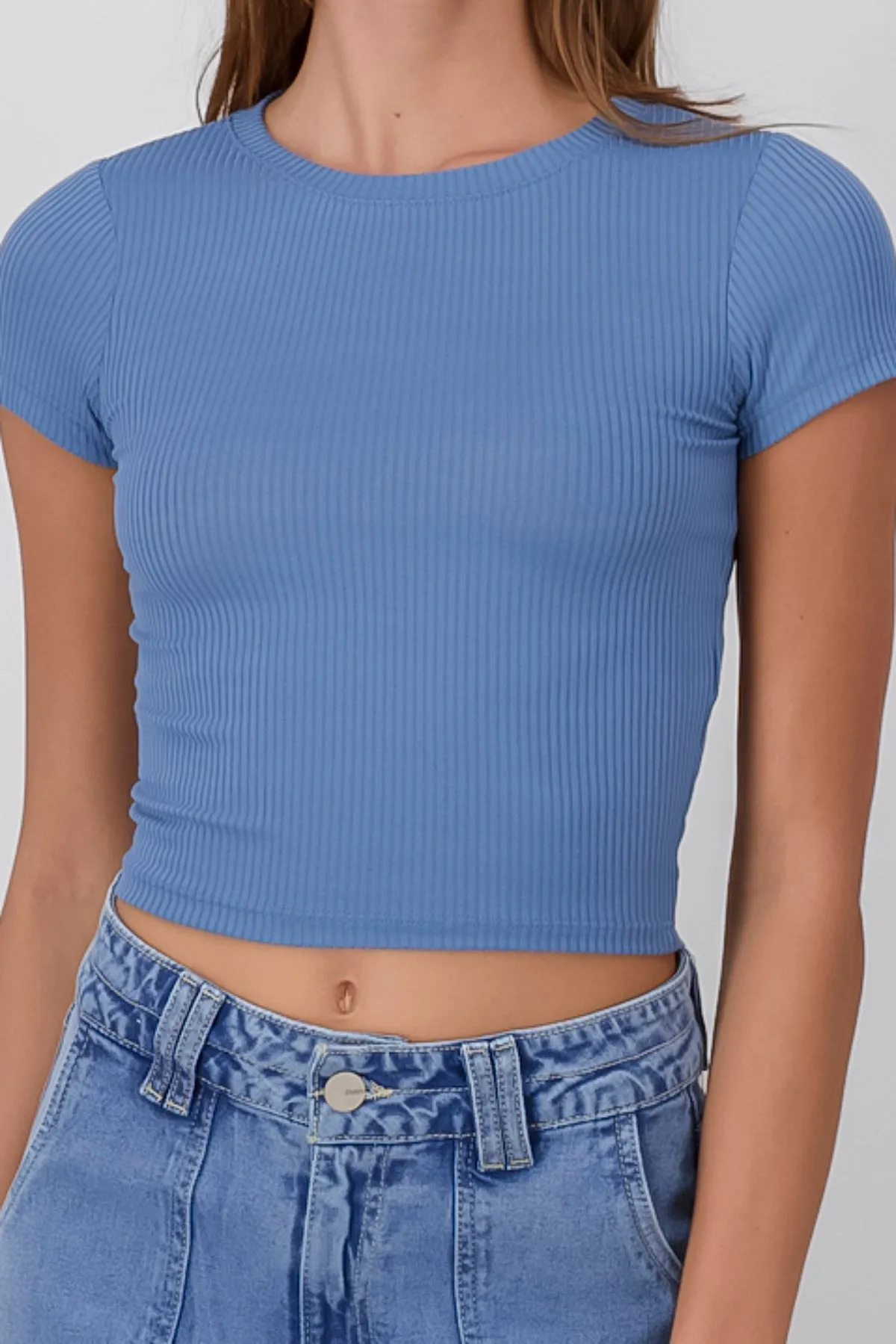 Top Manga Corta Acanalado sold by Shasa product image thumbnail 5