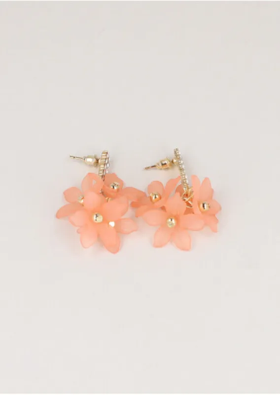 Aretes Barra Flores Color sold by Shasa