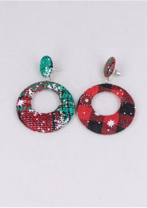 Aretes Cuadros Navidad sold by Shasa