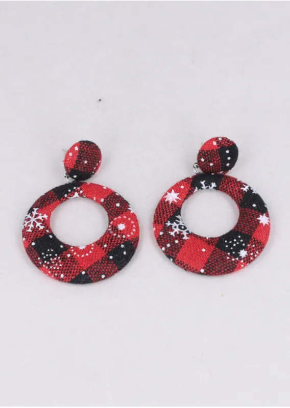 Aretes Cuadros Navidad sold by Shasa