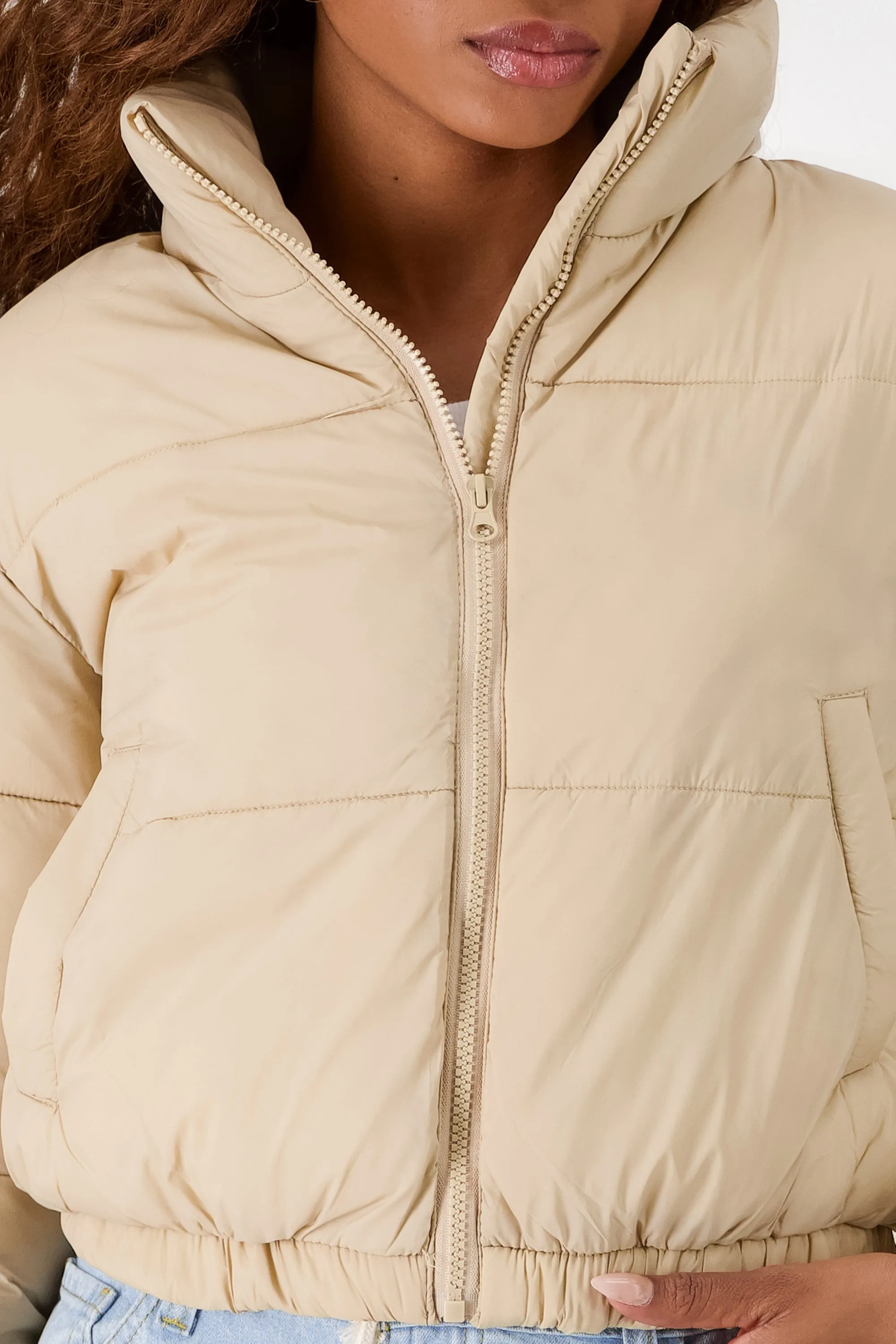 Chamarra capitonada cuello alto sold by Shasa product image thumbnail 5