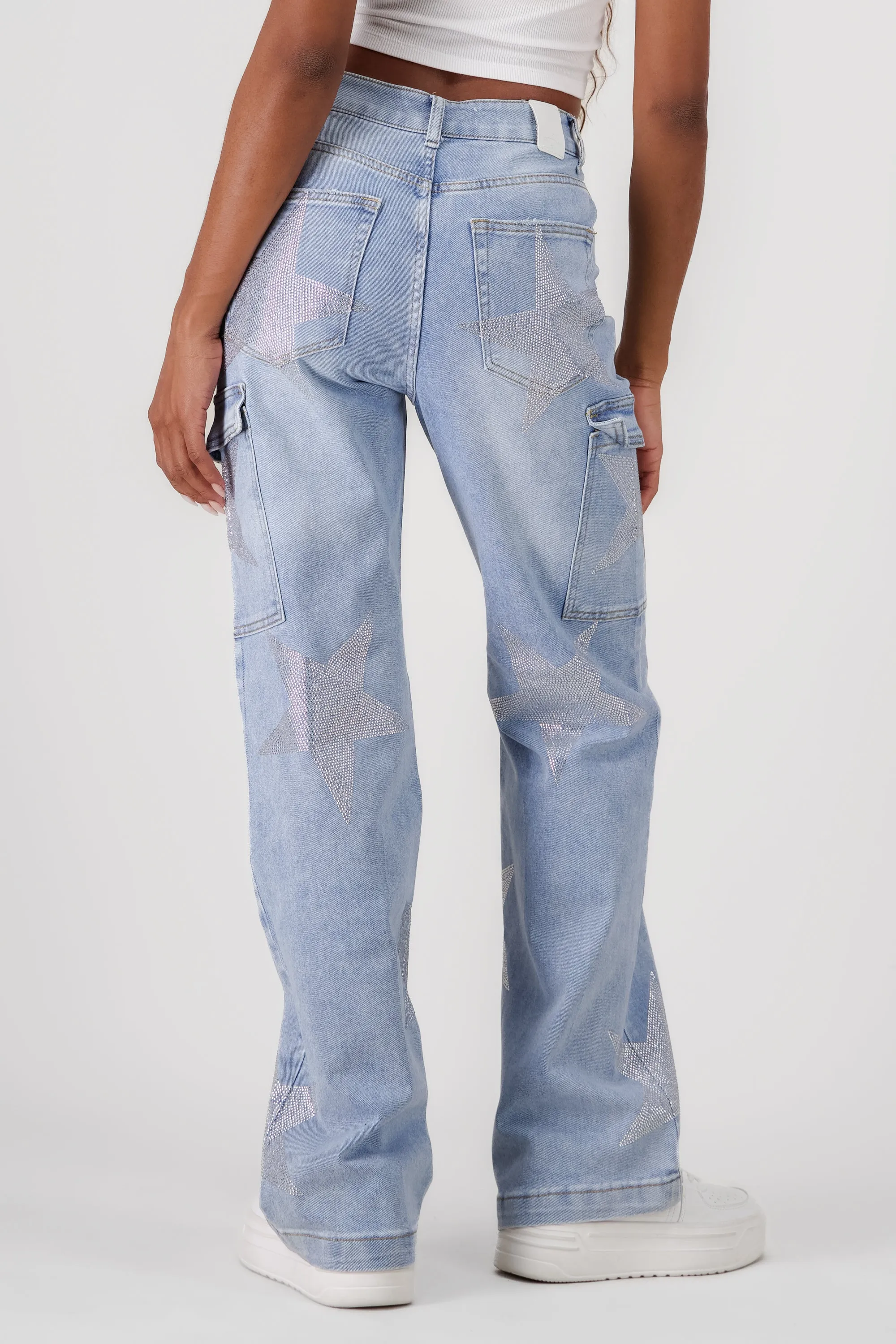 Jeans wide leg estrellas cargo sold by Shasa product image thumbnail 4
