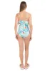 Traje de baño olán estampado tropical sold by Shasa