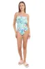 Traje de baño olán estampado tropical sold by Shasa