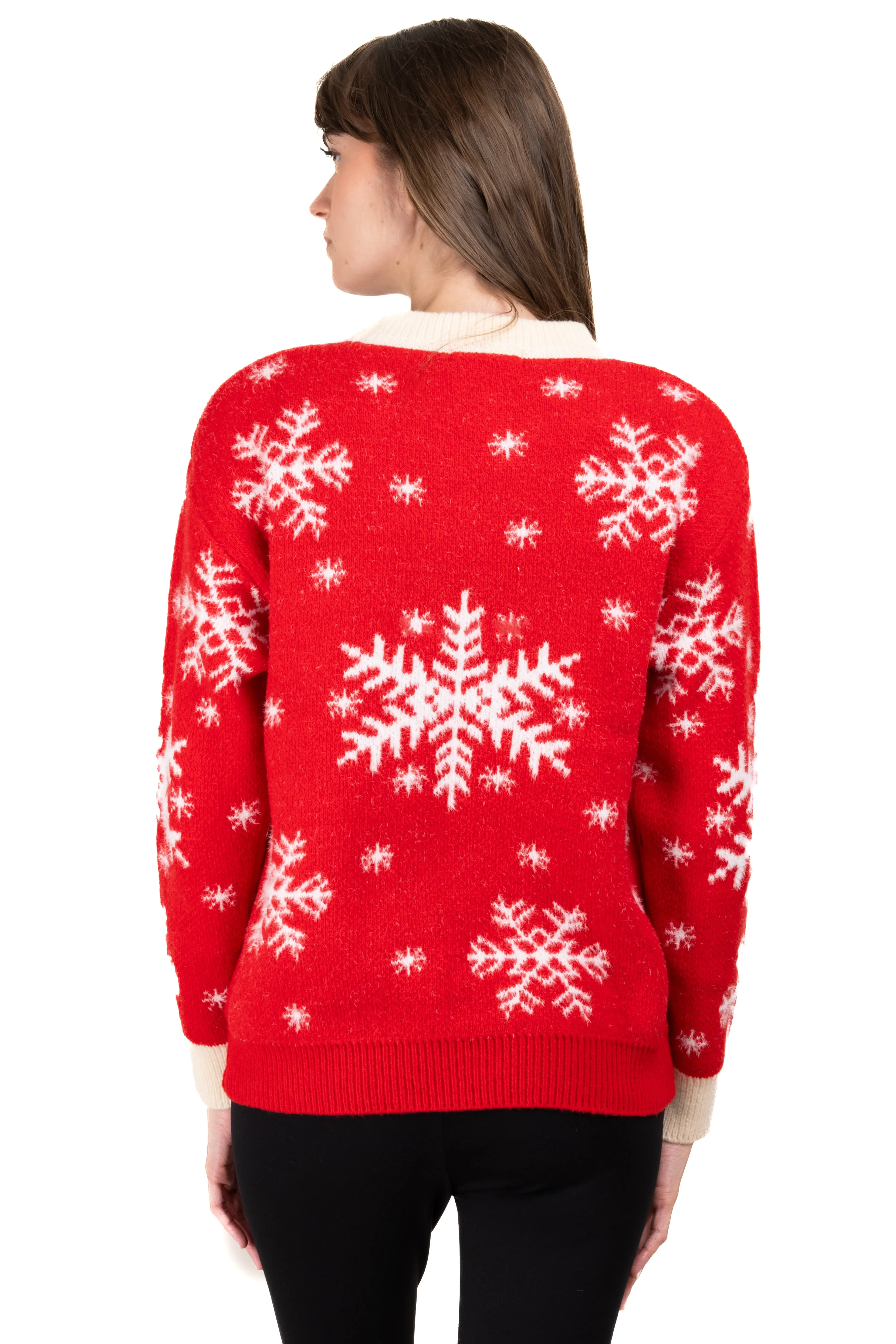 Suéter tejido copos nieve sold by Shasa product image thumbnail 4