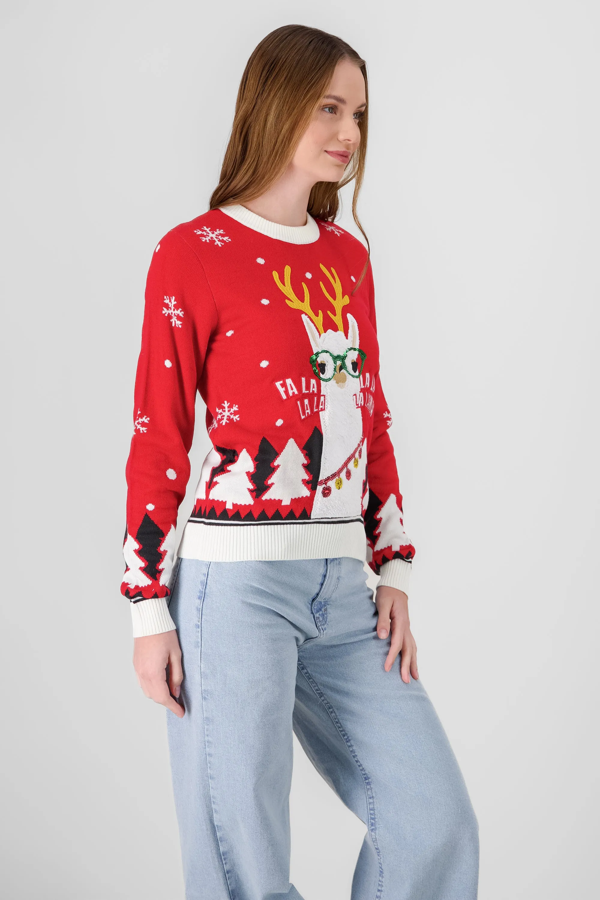 Sueter fa la la llama sold by Shasa product image thumbnail 3