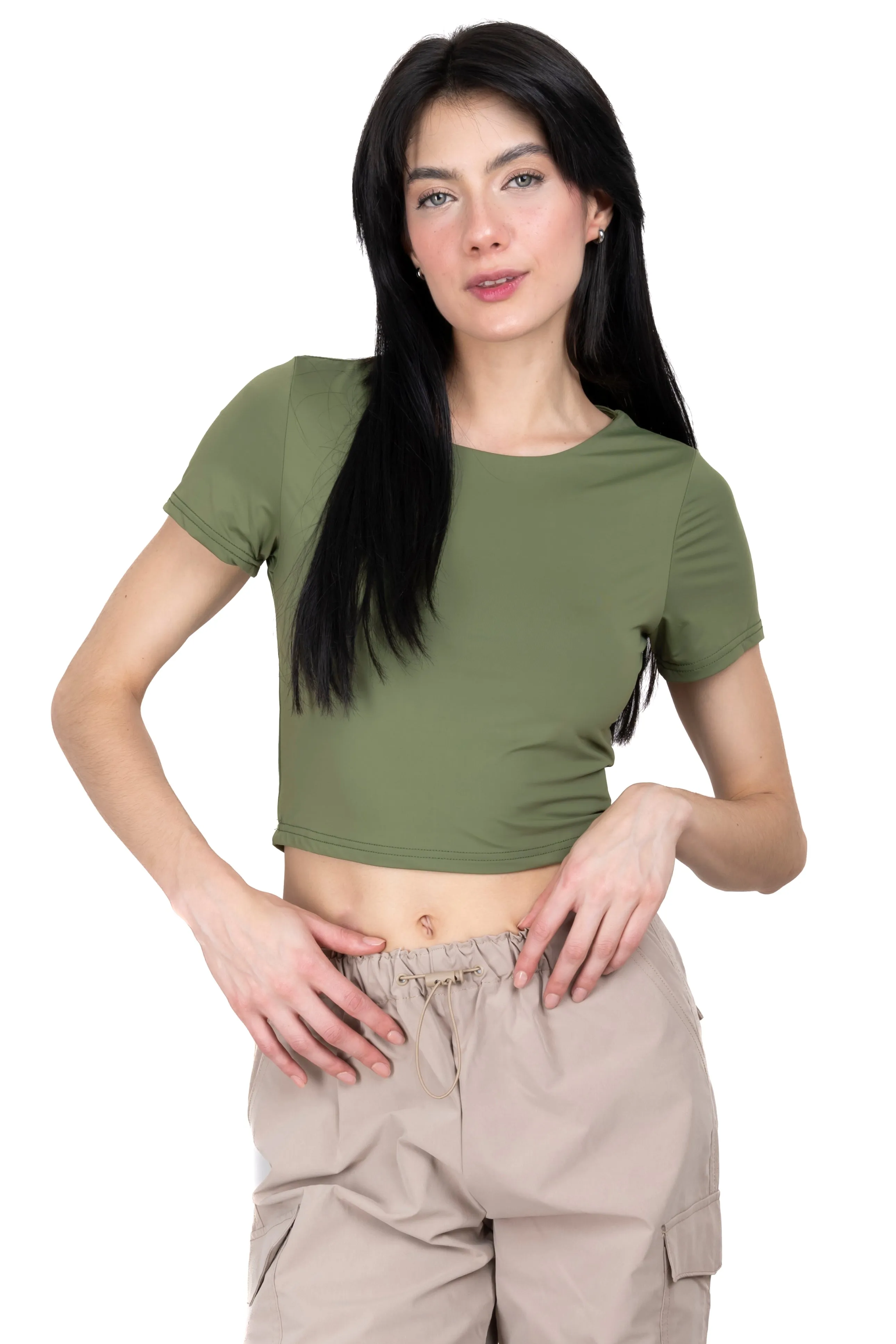 Playera cuello redondo manga corta sold by Shasa