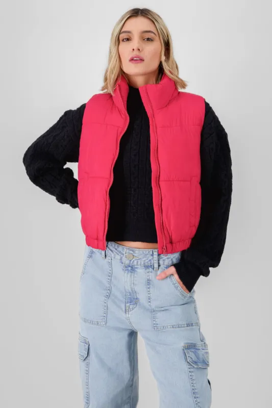 Chaleco capitonado corto sold by Shasa