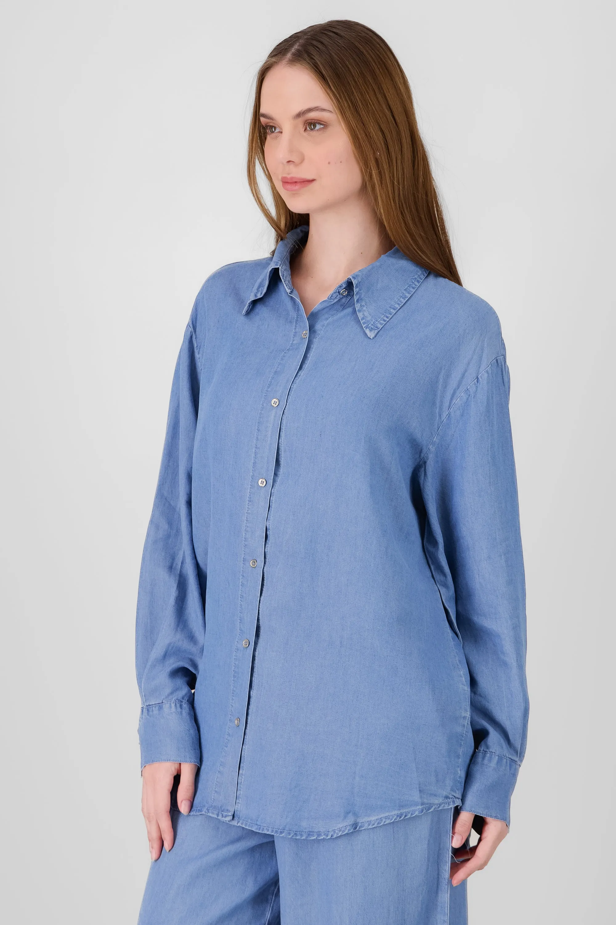 Camisa oversize denim sold by Shasa product image thumbnail 3