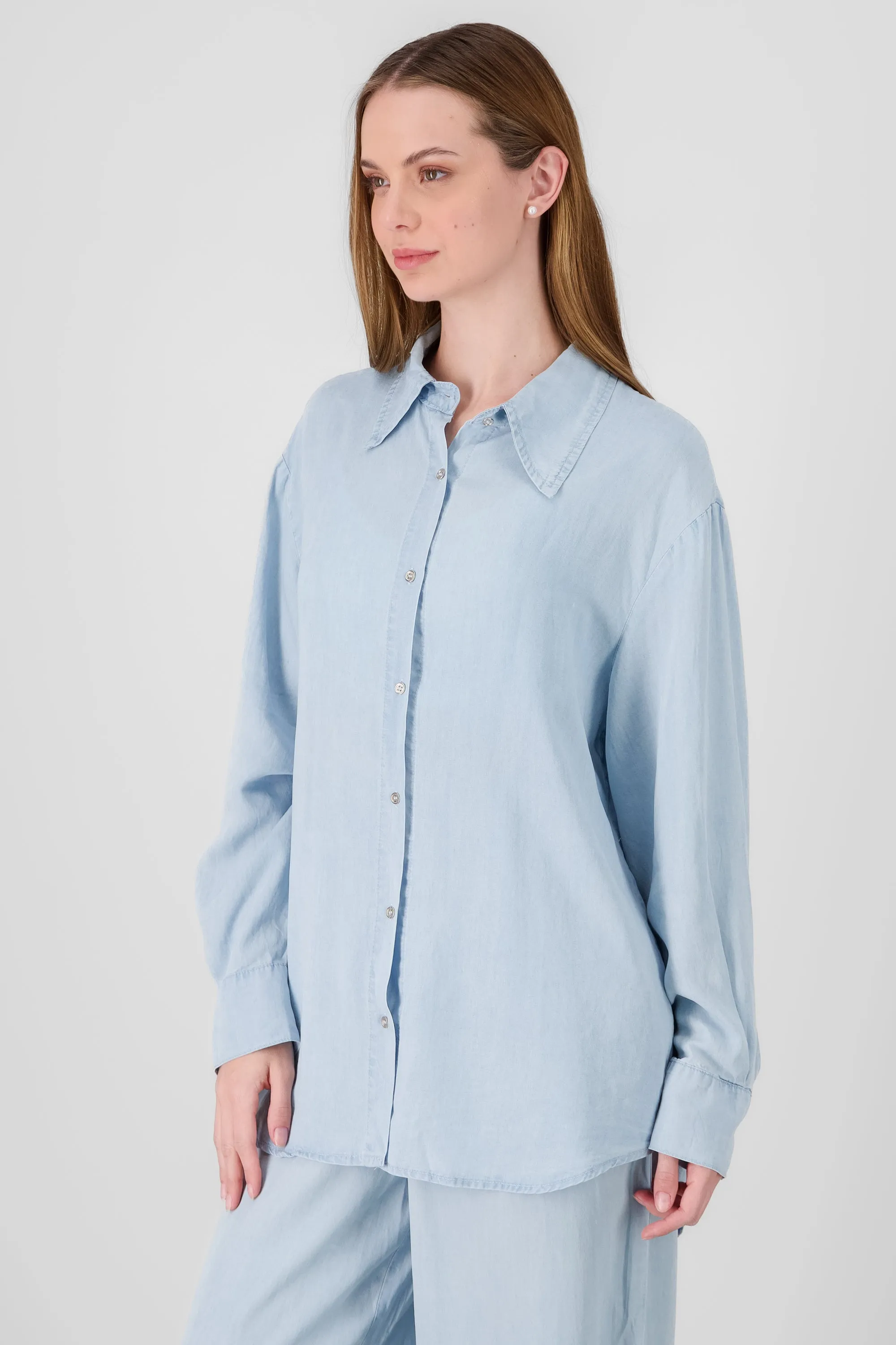 Camisa oversize denim sold by Shasa product image thumbnail 3