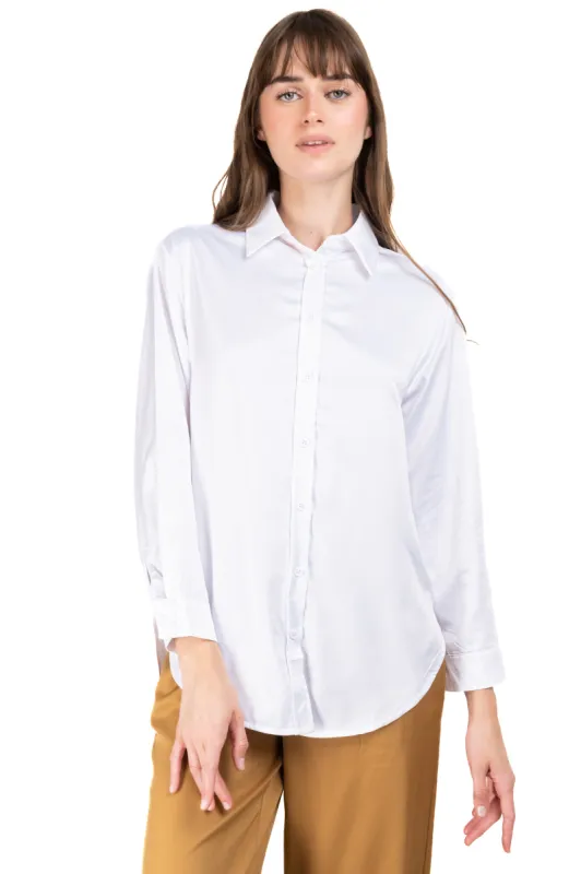 Camisa lisa satín sold by Shasa