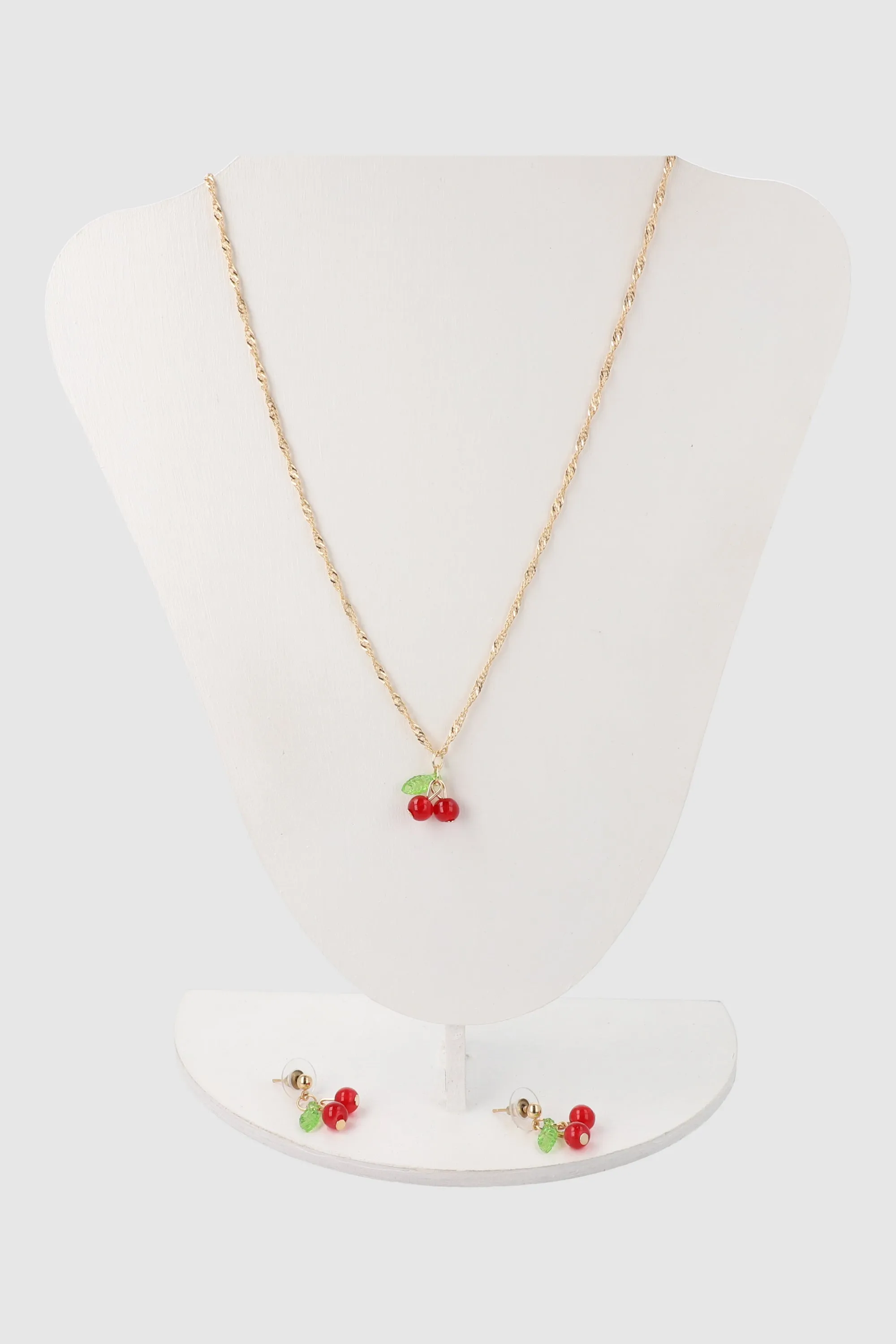 Set Aretes Collar Cerezas sold by Shasa product image thumbnail 2