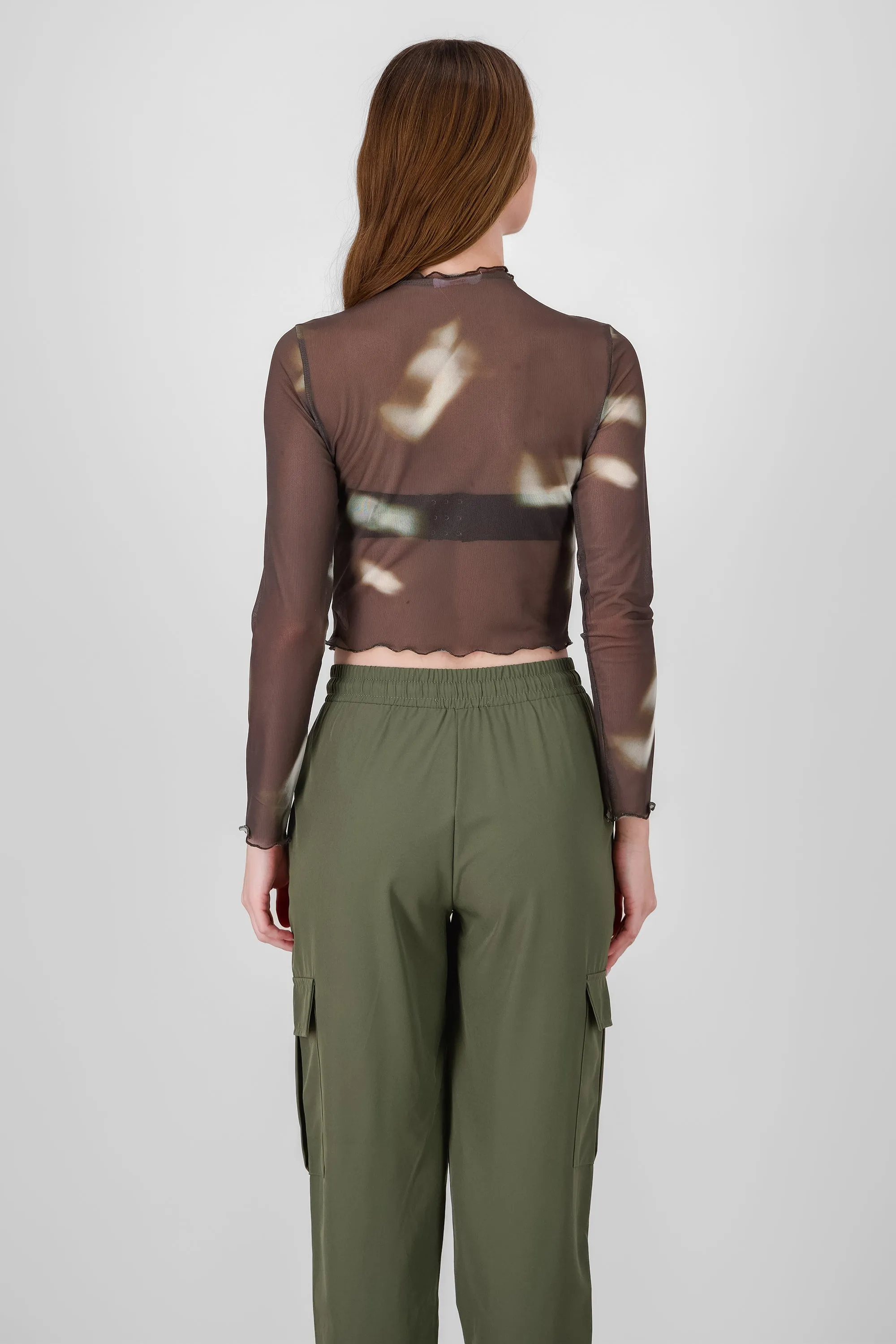 Top manga larga mesh sold by Shasa product image thumbnail 4