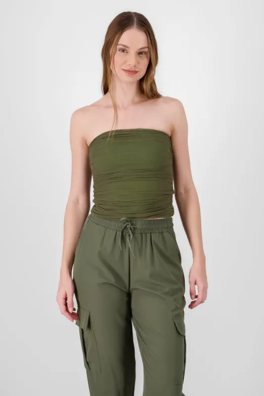 Top Mesh Strapless Mesh sold by Shasa