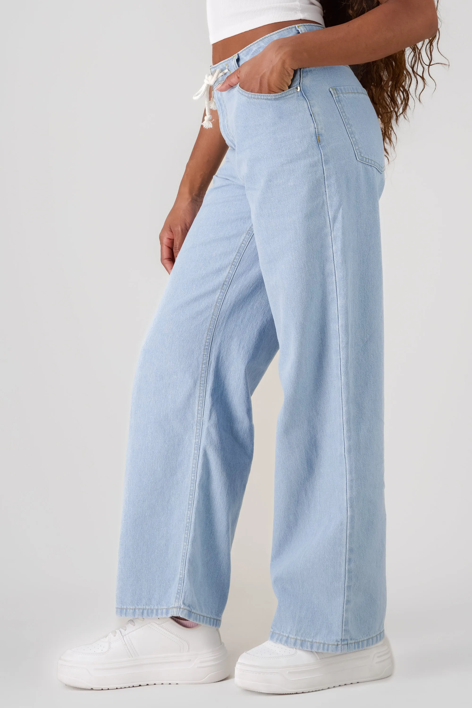 Jeans wide leg con jareta sold by Shasa product image thumbnail 3