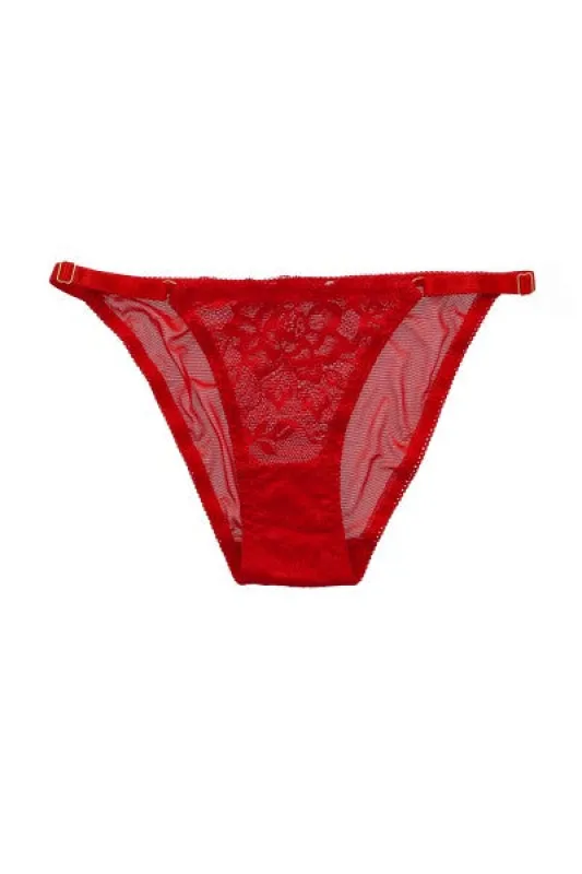 Bikini encaje mesh trasero sold by Shasa