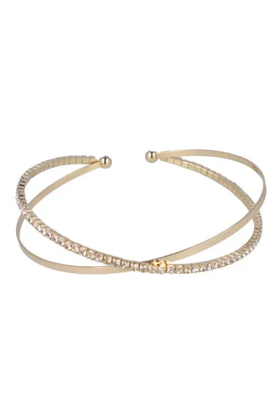 CHOKER RIGIDO CRUZADO sold by Shasa