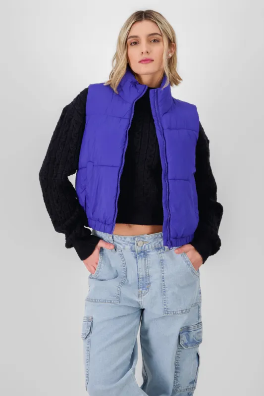 Chaleco capitonado corto sold by Shasa