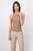 Top acanalado liso cuello redondo sold by Shasa