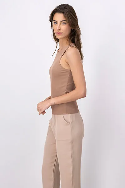 Top acanalado liso cuello redondo sold by Shasa product image thumbnail 3