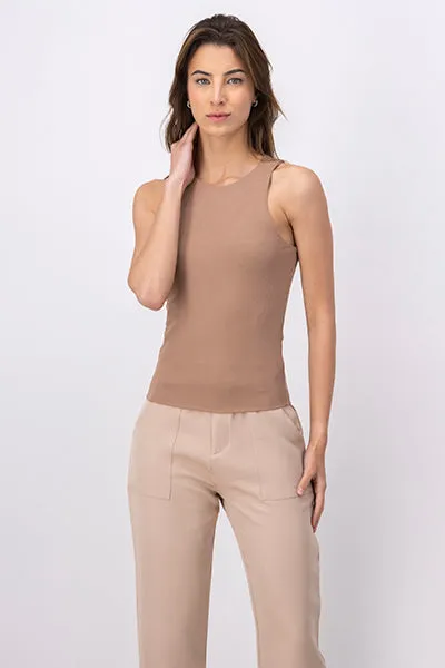 Top acanalado liso cuello redondo sold by Shasa product image thumbnail 2