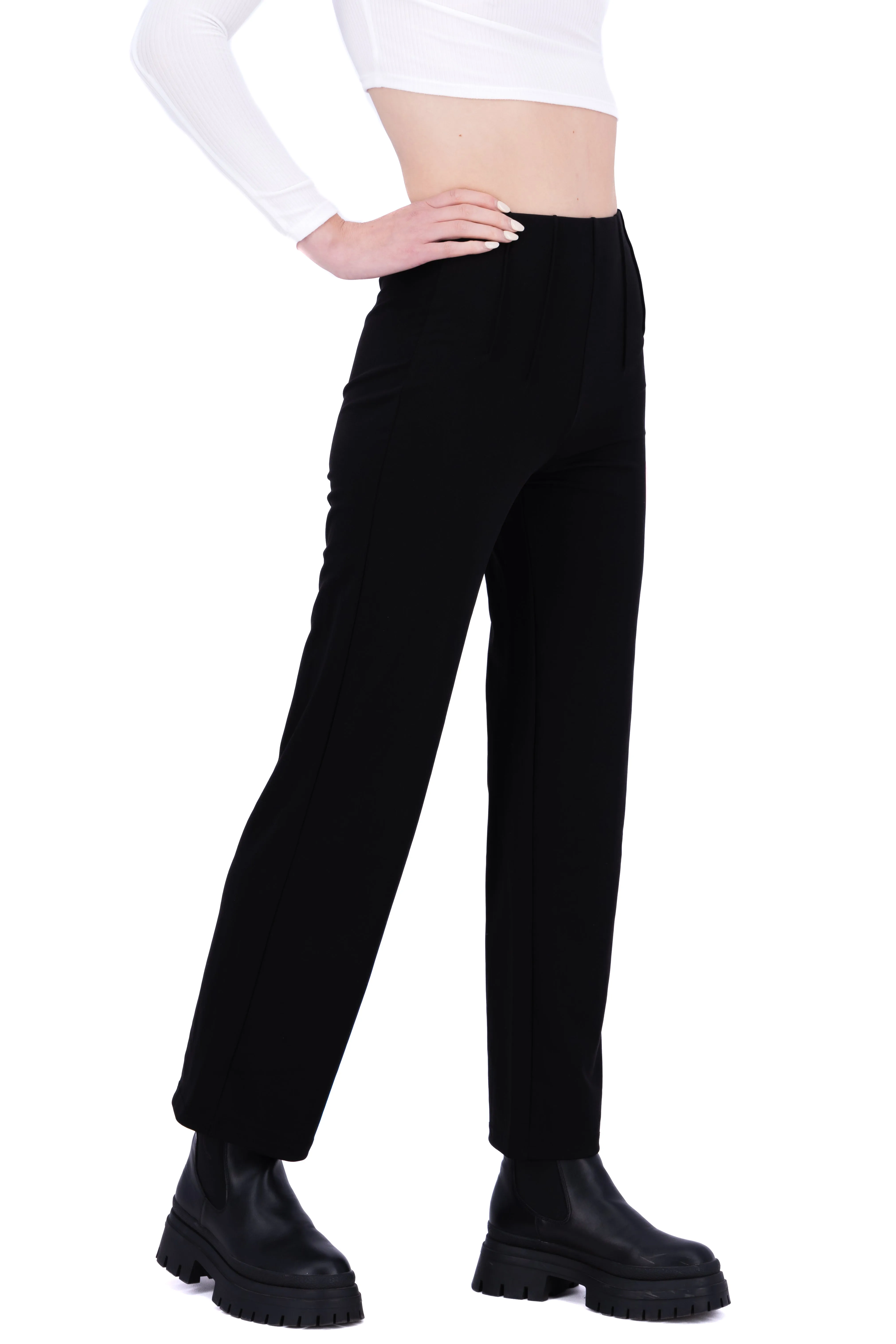 Pantalon con pinzas liso sold by Shasa product image thumbnail 3