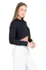 Blusa crop cuello solapa sold by Shasa