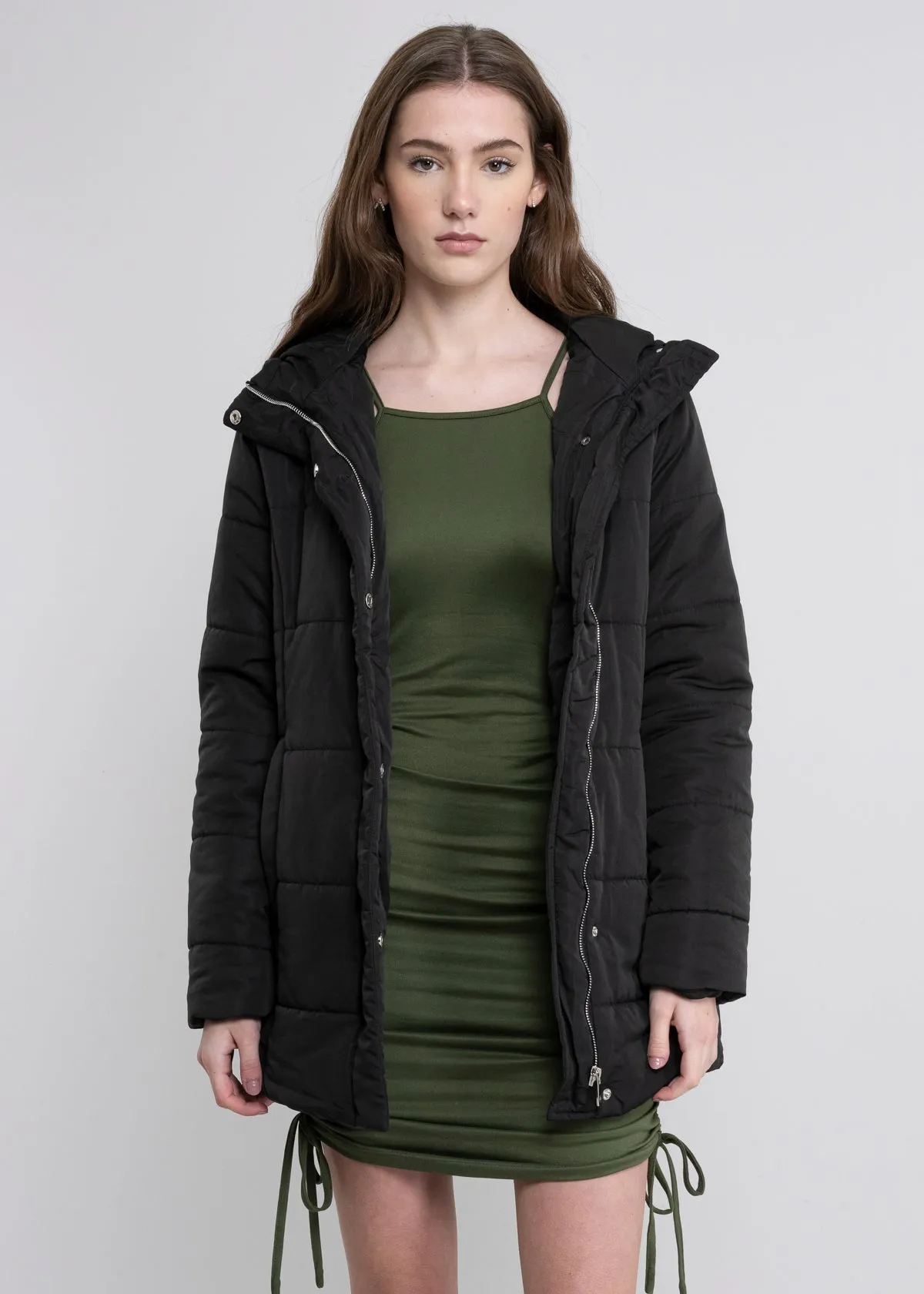 CHAMARRA PUFFER LARGA CON GORRO sold by Shasa product image thumbnail 2