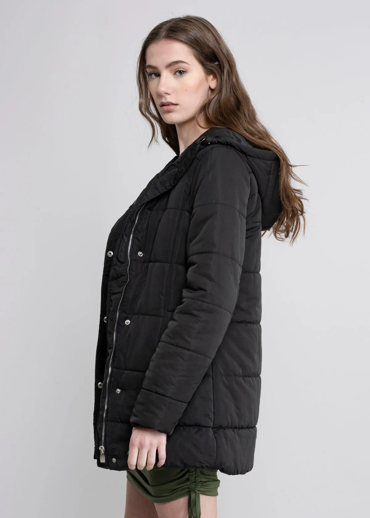 CHAMARRA PUFFER LARGA CON GORRO sold by Shasa product image thumbnail 3