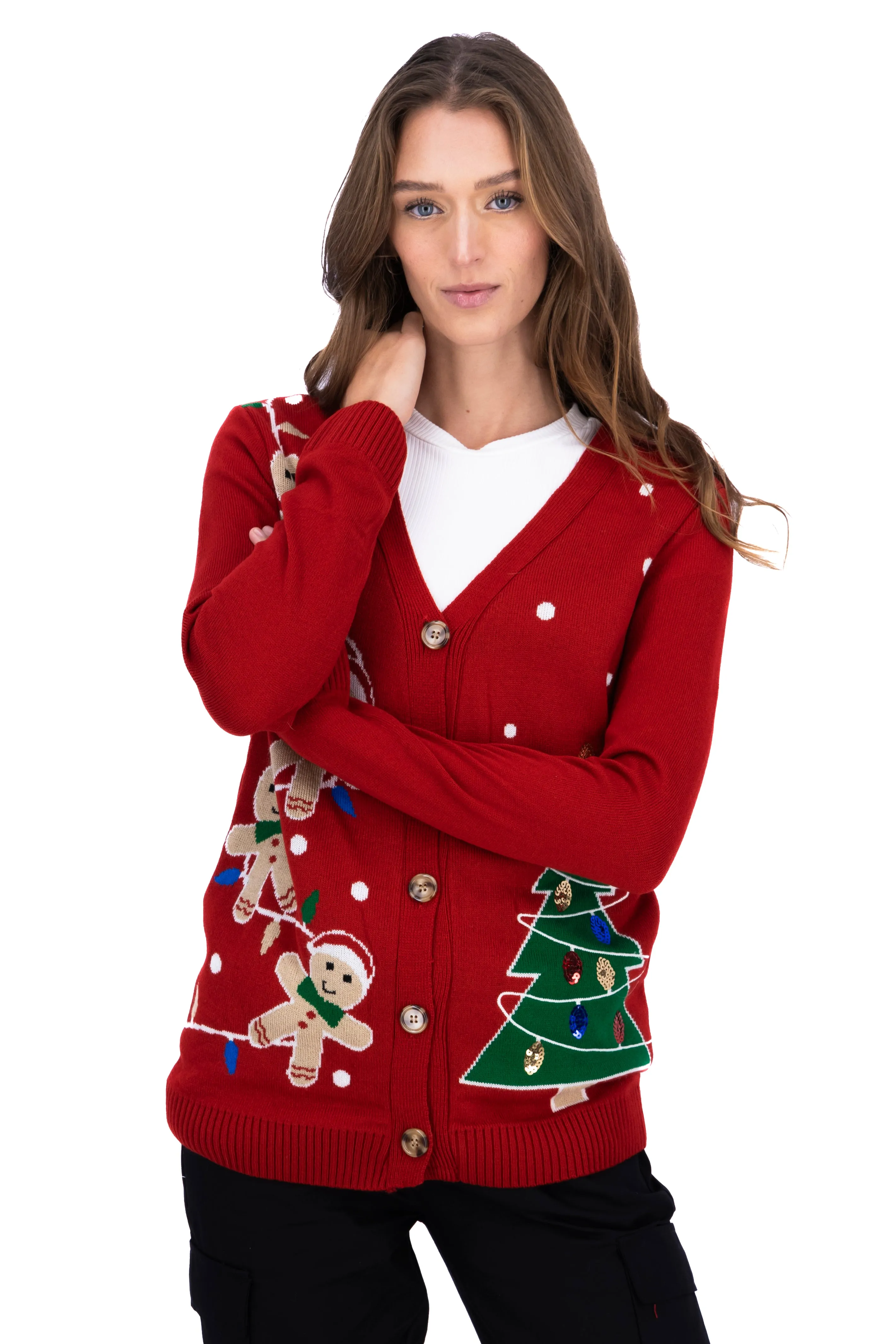 Cardigán navidad galletas de jengibre sold by Shasa product image thumbnail 2