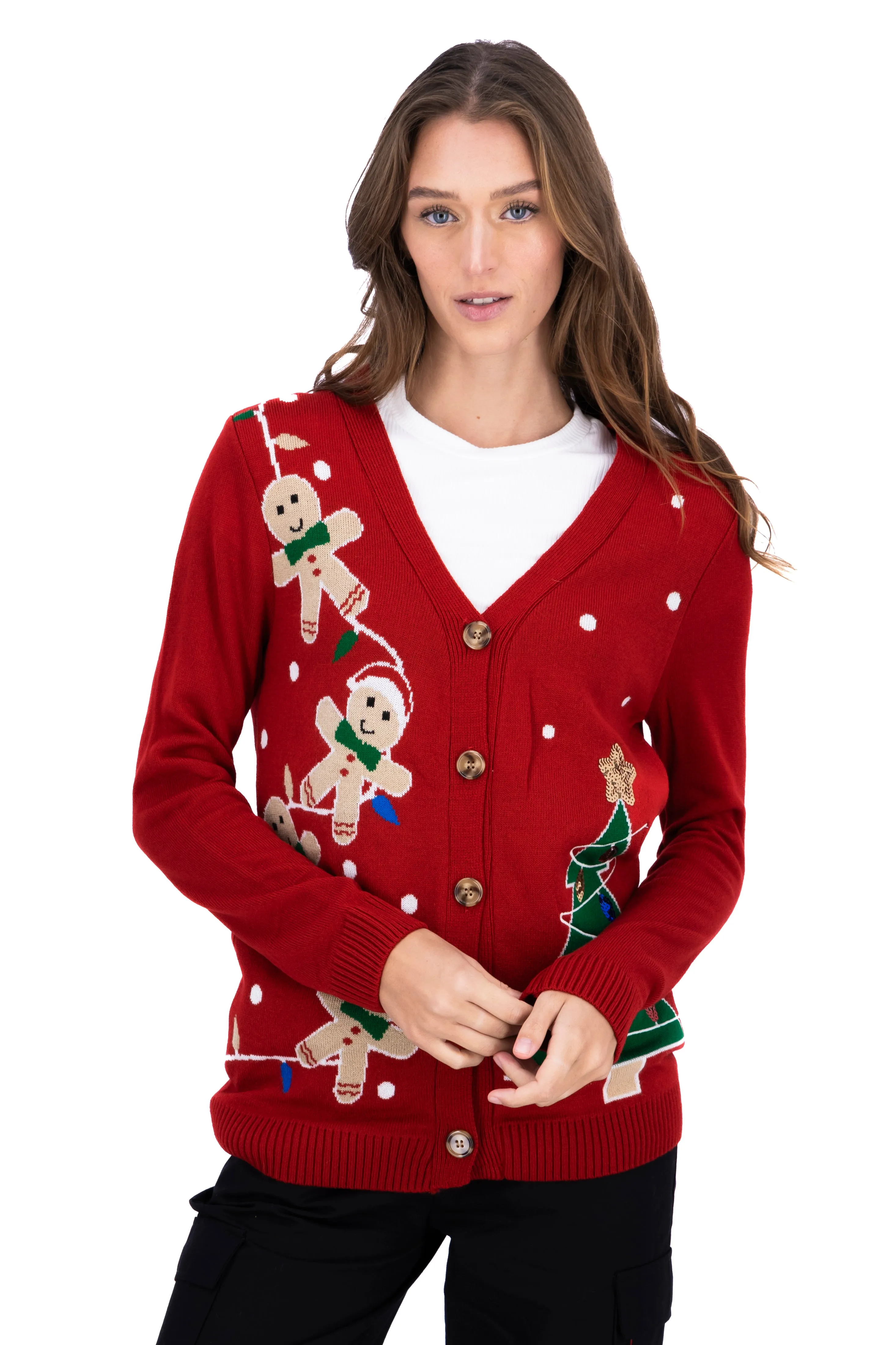 Cardigán navidad galletas de jengibre sold by Shasa