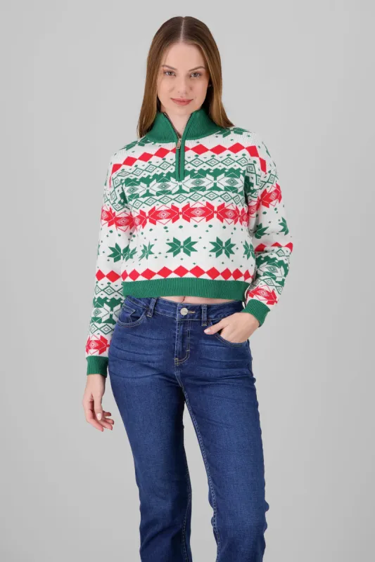 Sueter de navidad cuello alto sold by Shasa