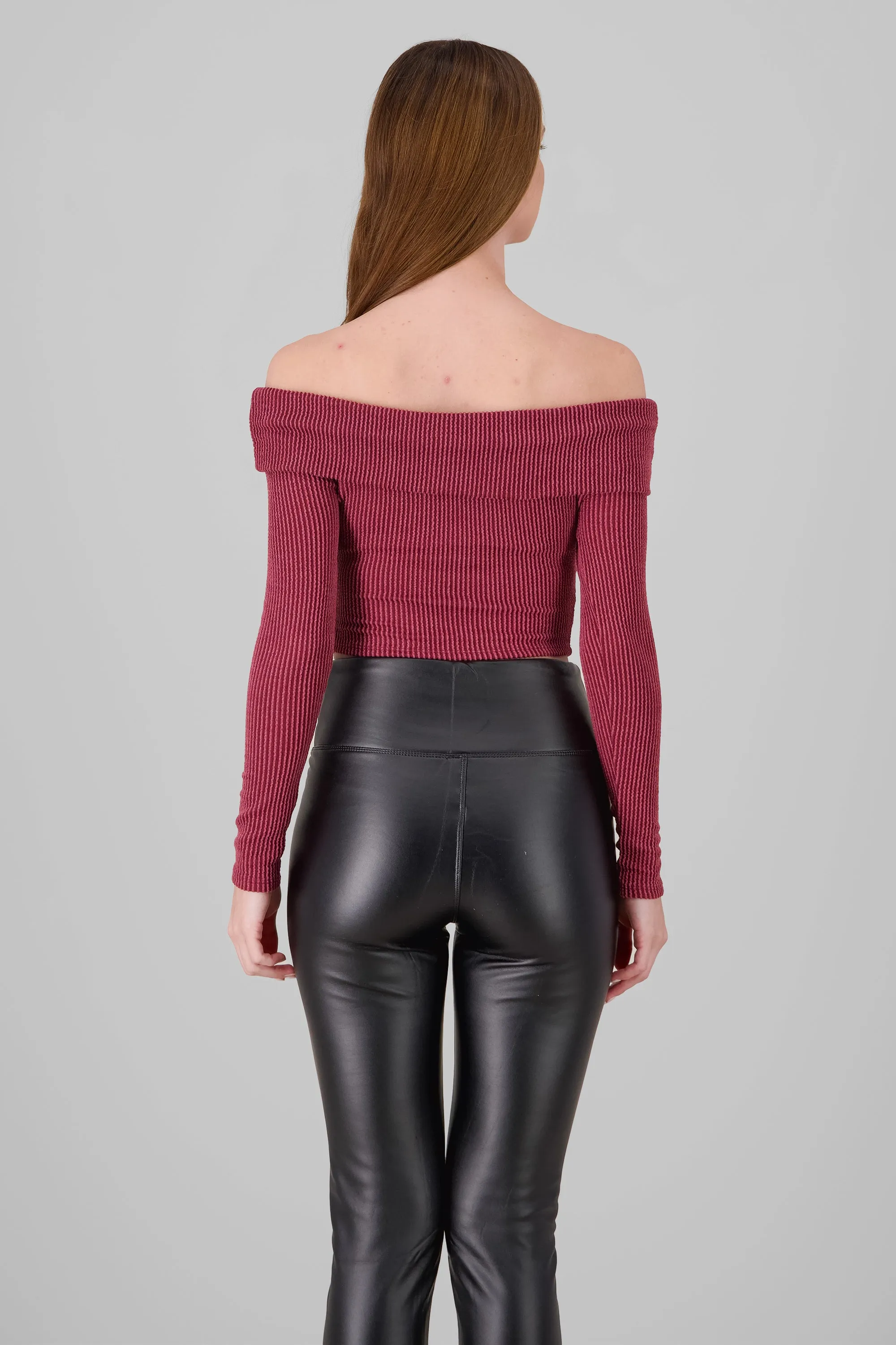 Top Sin Hombros Textura Rib sold by Shasa product image thumbnail 4