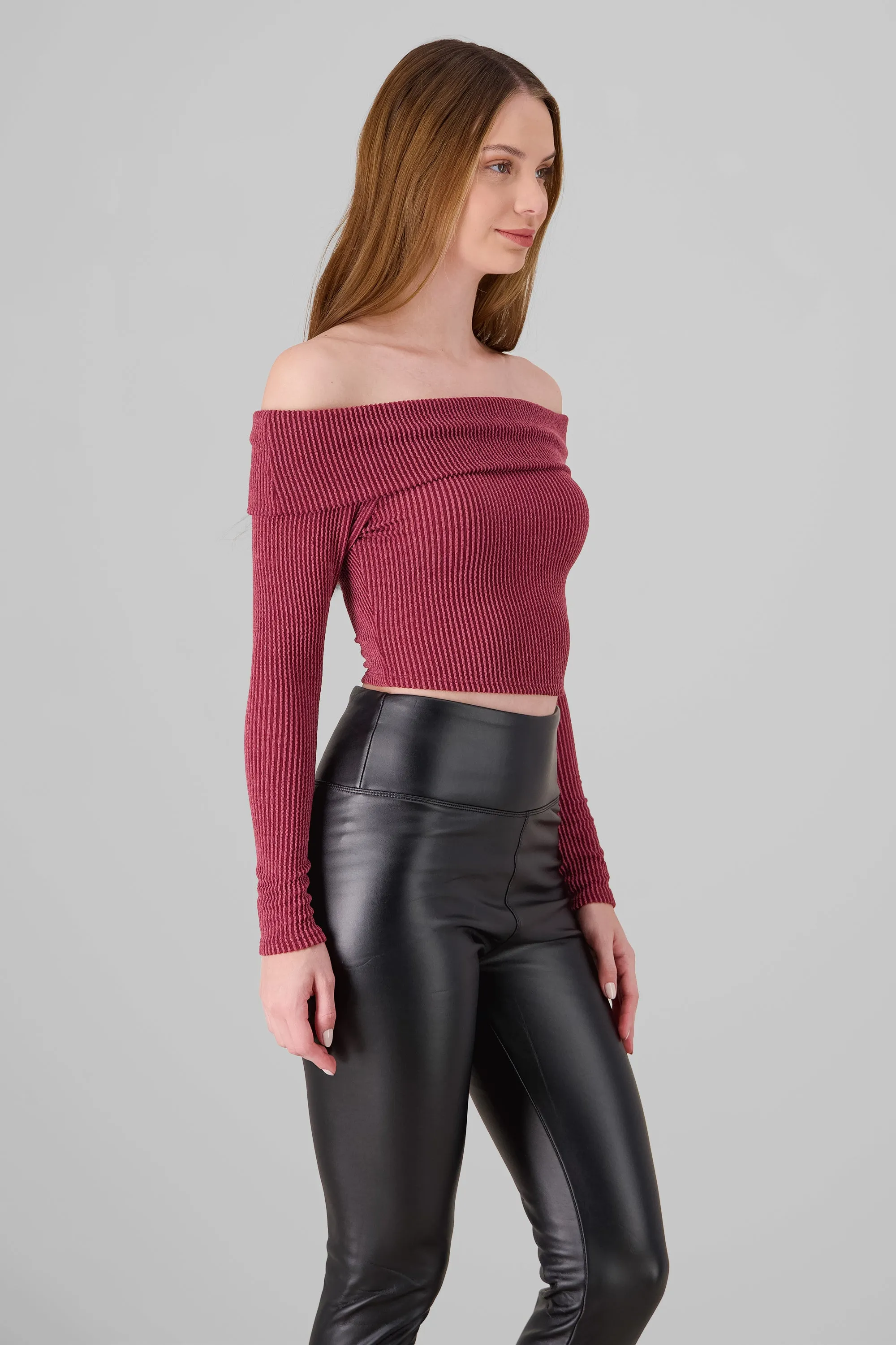 Top Sin Hombros Textura Rib sold by Shasa product image thumbnail 3