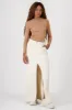 Falda denim maxi con abertura Hypsters sold by Shasa