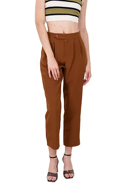 Pantalón Recto Liso Botón sold by Shasa