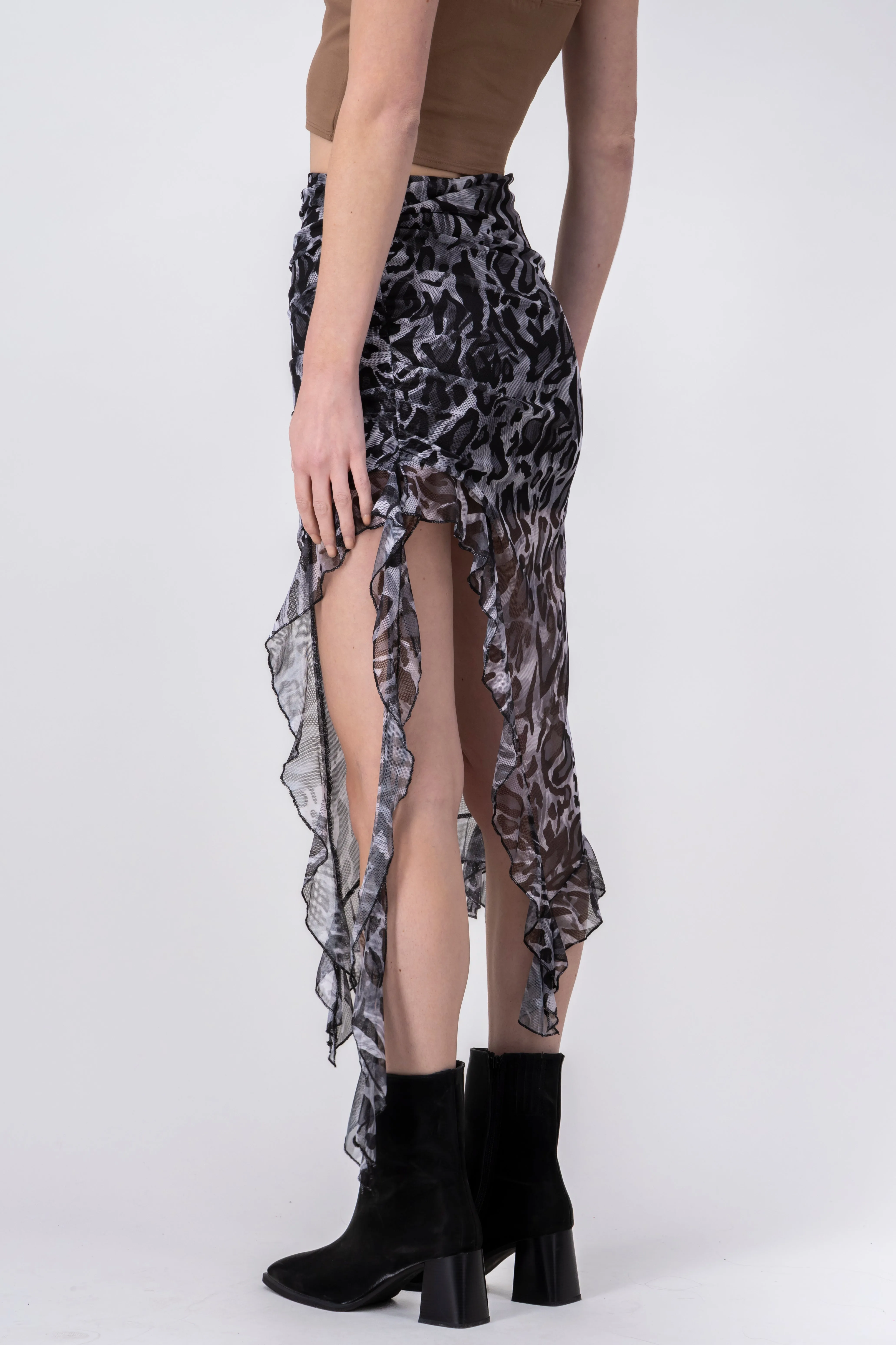 Falda midi mesh cintas olanes sold by Shasa product image thumbnail 4