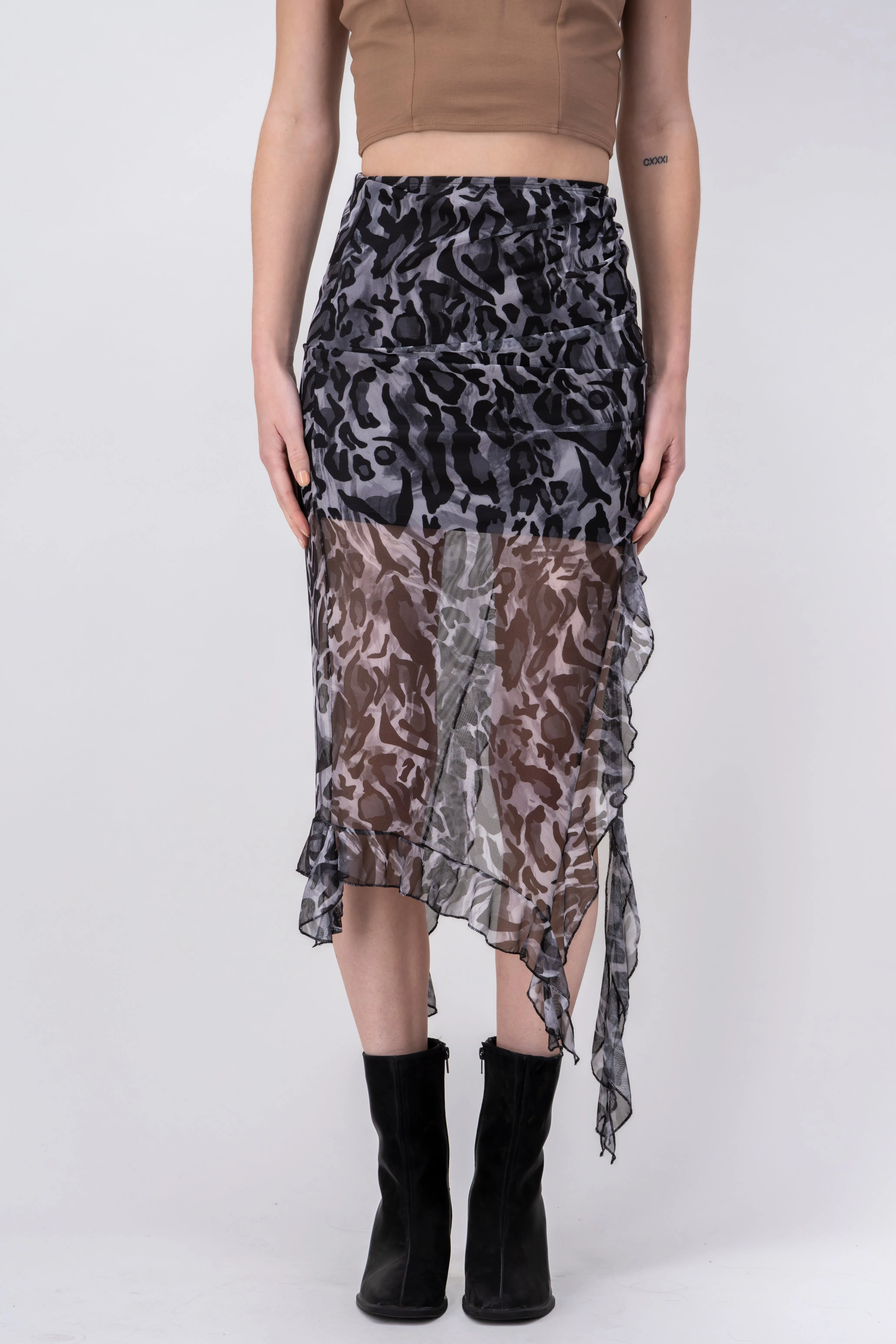 Falda midi mesh cintas olanes sold by Shasa product image thumbnail 2