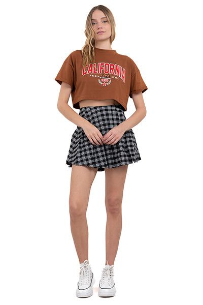 Falda mini cuadros sold by Shasa product image thumbnail 2