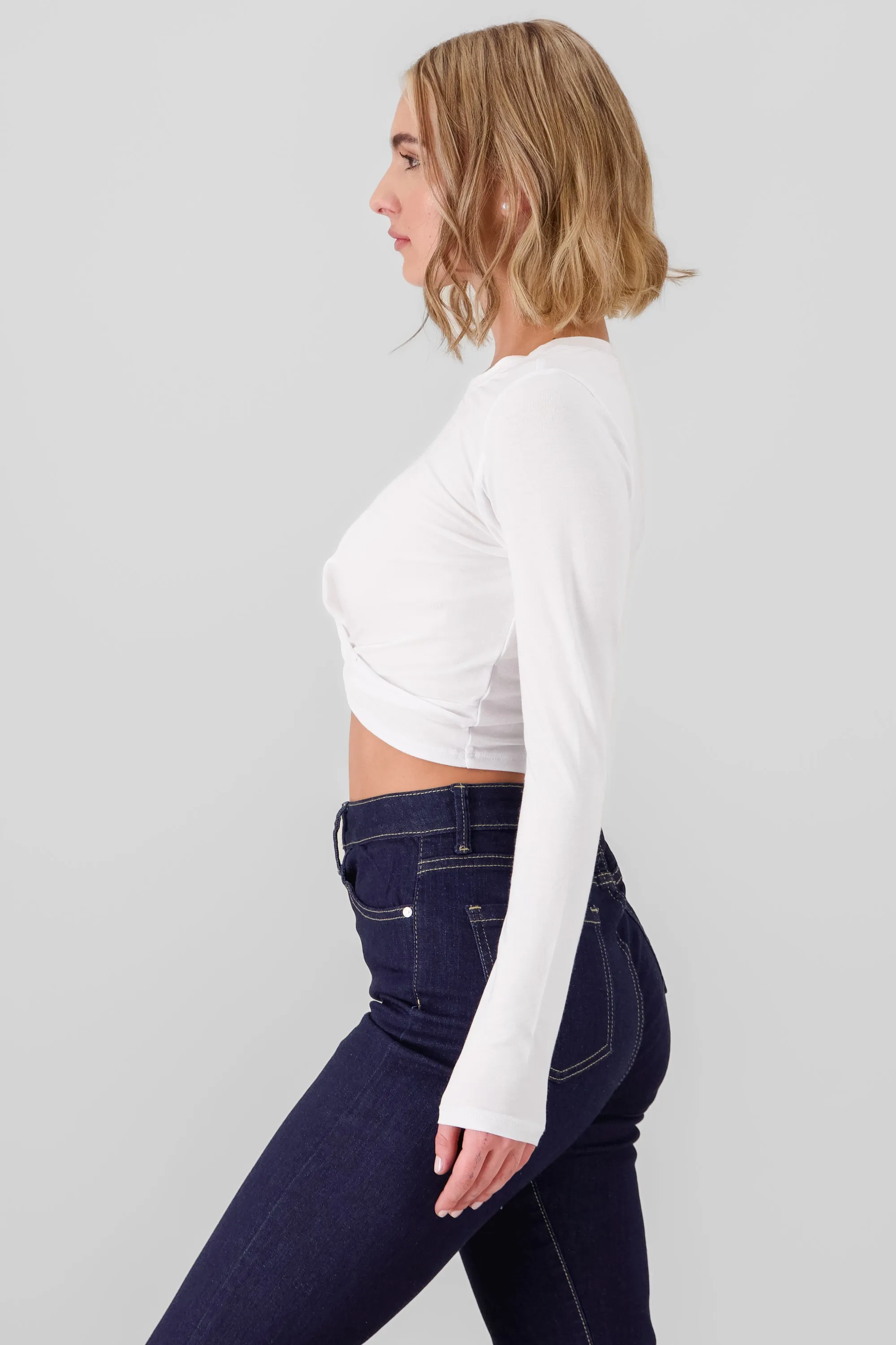 Top manga larga cruzado sold by Shasa product image thumbnail 3