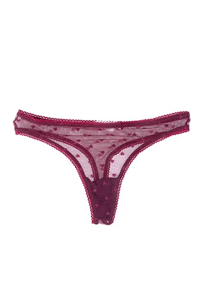 Tanga mesh corazones sold by Shasa