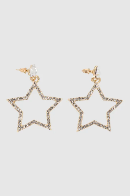Aretes Estrellas Brillos sold by Shasa