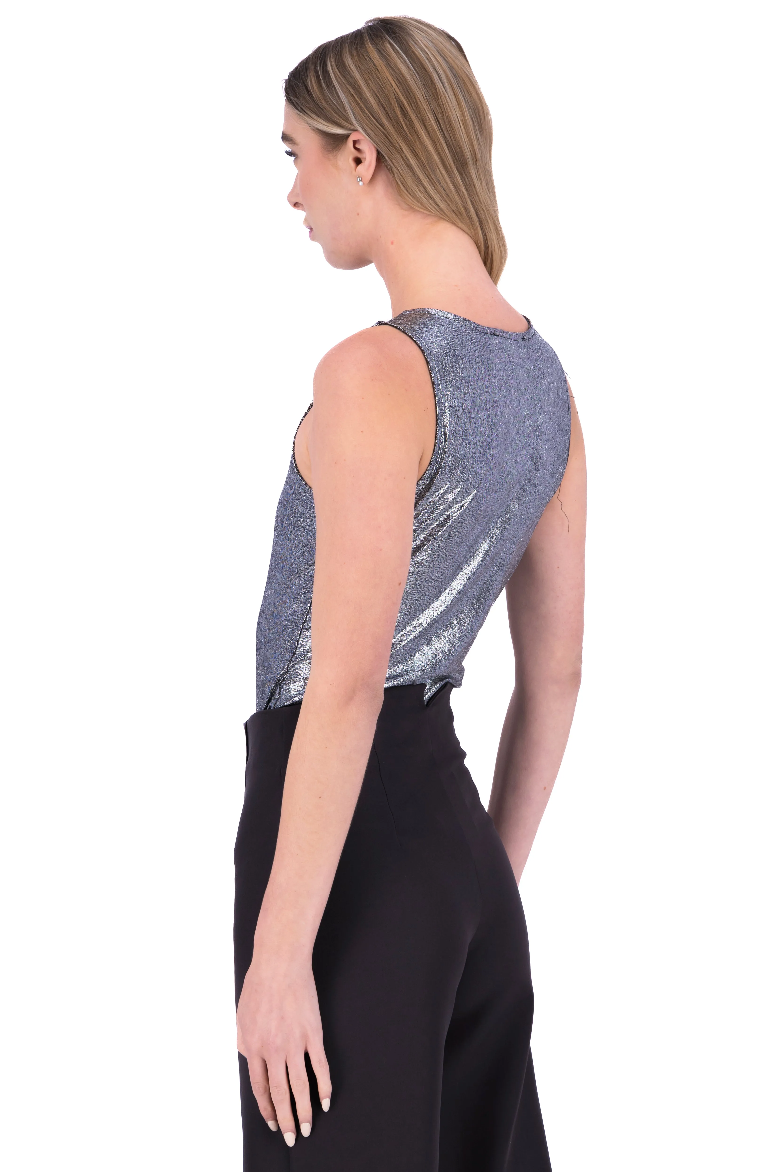 Bodysuit metálico cuello redondo sold by Shasa product image thumbnail 4