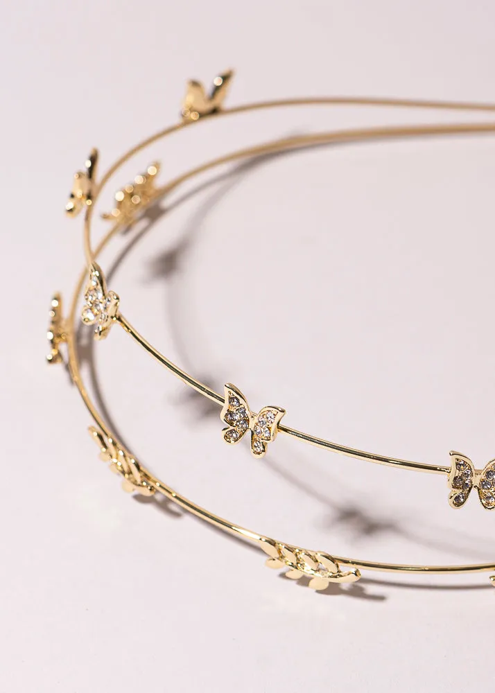 Diadema doble mariposas sold by Shasa product image thumbnail 2