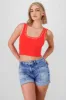 Tank top corto seamless detalle contraste sold by Shasa