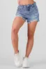 Shorts denim cortos con destruccion sold by Shasa