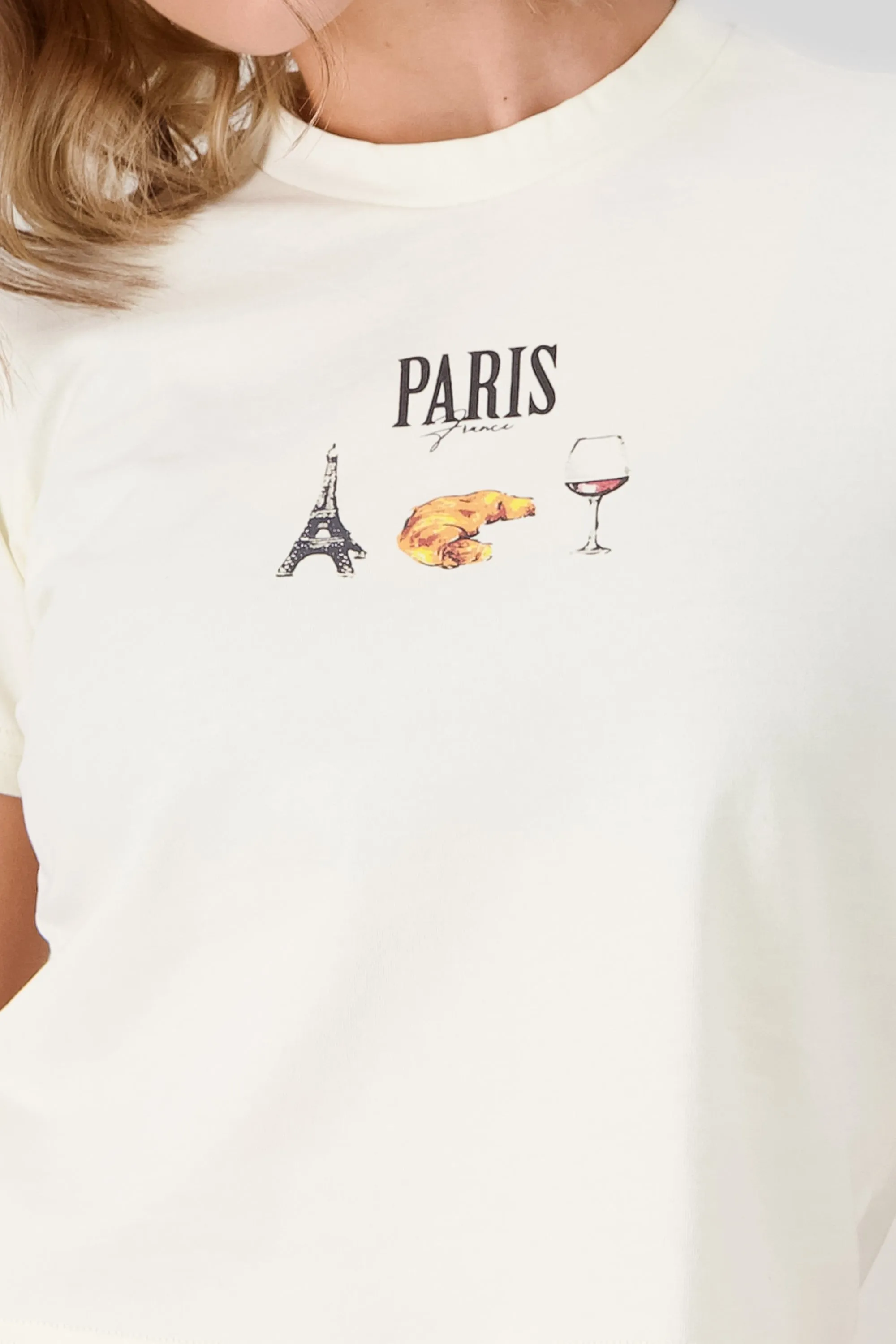 T-shirt estampada paris dibujos sold by Shasa product image thumbnail 5